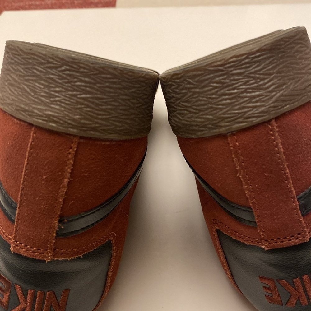 Nike SB Blazer Mid Men's Maroon Suede Leather Sneakers Size 9.5 - Picture 7 of 10